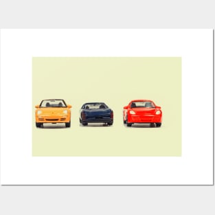 Colorful cars Posters and Art